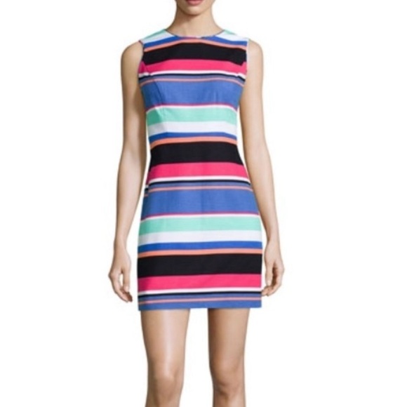 Kate Spade Tropical Stripe Miriam Dress size 2 - Picture 1 of 6